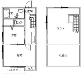 クレステージ浜口の物件間取画像